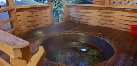 Wellness sauna a čan