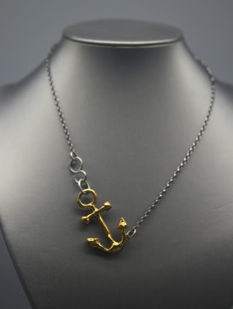 Tilted Anchor Jewellery