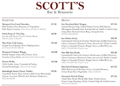 Scotts Bar & Brasserie Kilkenny