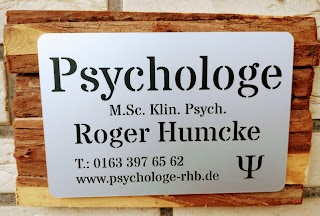 Psychologe, Roger Humcke Beratung, M.Sc. Klinischer Psychologe