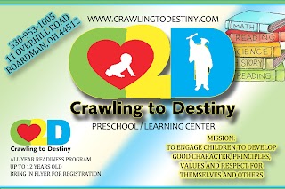 Crawling to Destiny Daycare PreSchool Learning Center