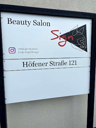 BEAUTY SALON Sign (manicure, pedicure, sugaring, lashes, permanent Make-up)