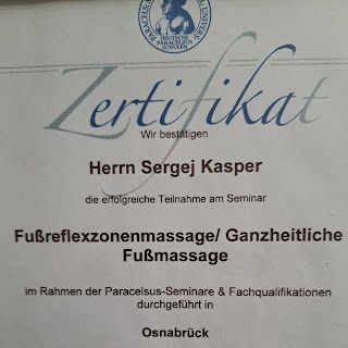 Massage Therapeut Sergej Kasper
