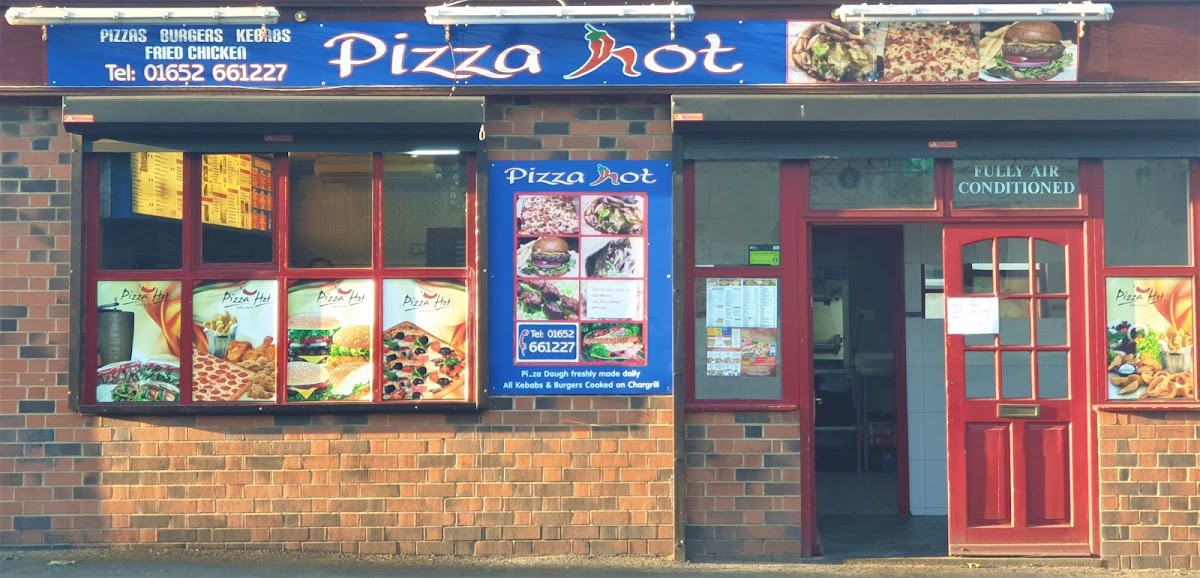 Pizza Hot in 6 Market Ln, Barton-upon-Humber DN18 5DE, UK - Restaurants featuring Serves Dinner, Serves Vegetarian Food, Takeout, Delivery, Children's Menu, Vegetarian Food, Desserts