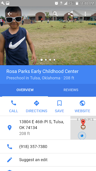 CAP Tulsa Rosa Parks Early Childhood Education Center
