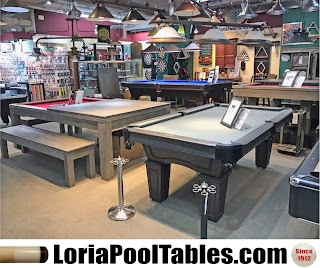 Loria Awards - V. Loria and sons Billiard Pool Tables