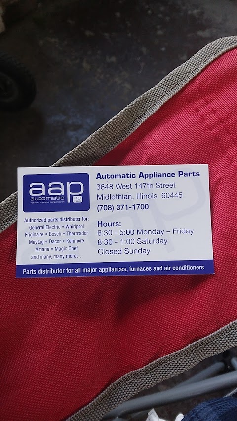 Automatic Appliance Parts