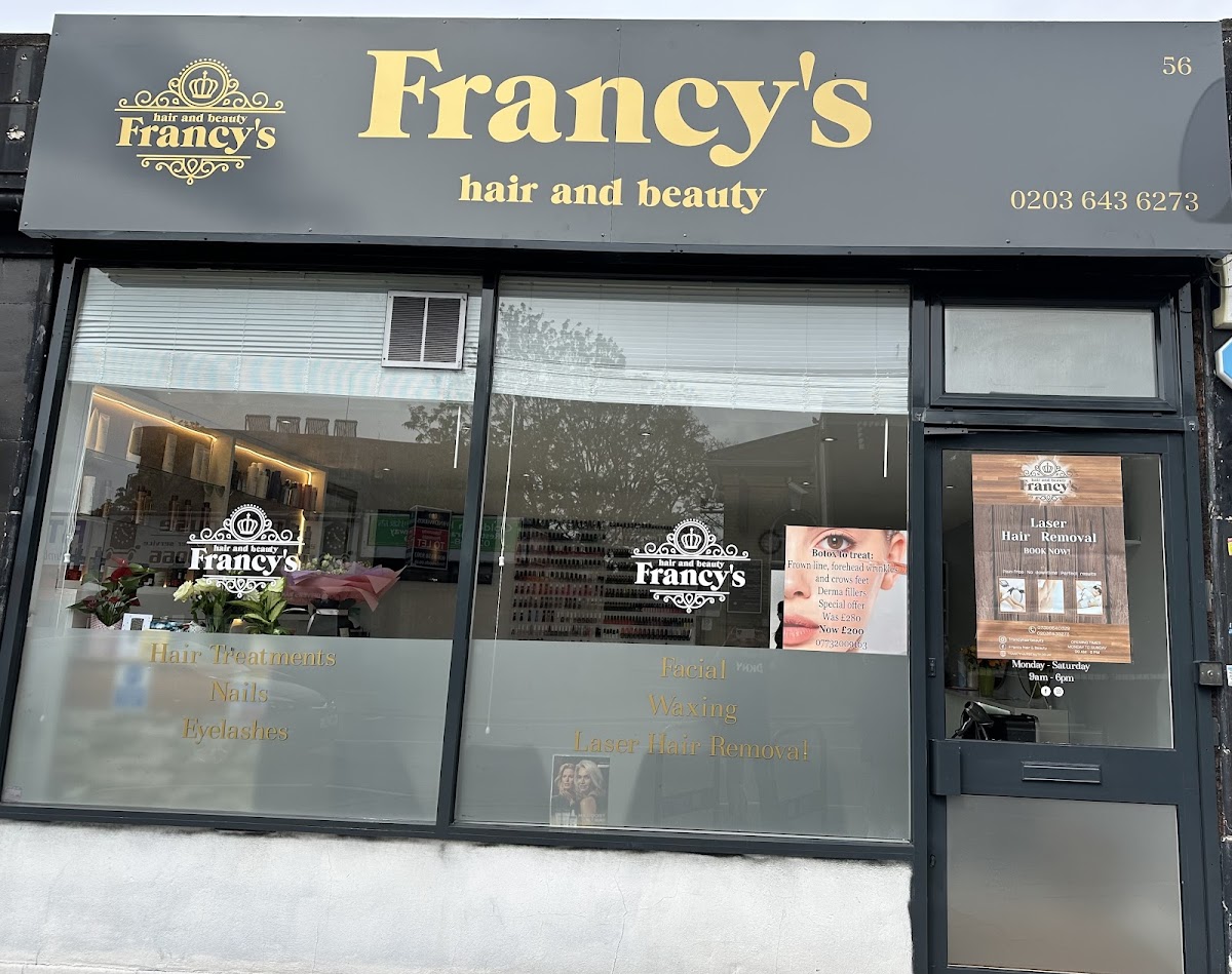 Francy's Hair & Beauty in 56 Beckenham Rd, Beckenham BR3 4LS, UK - Beauty Salons And Hairdressers featuring Restroom, Wheelchair Accessible
