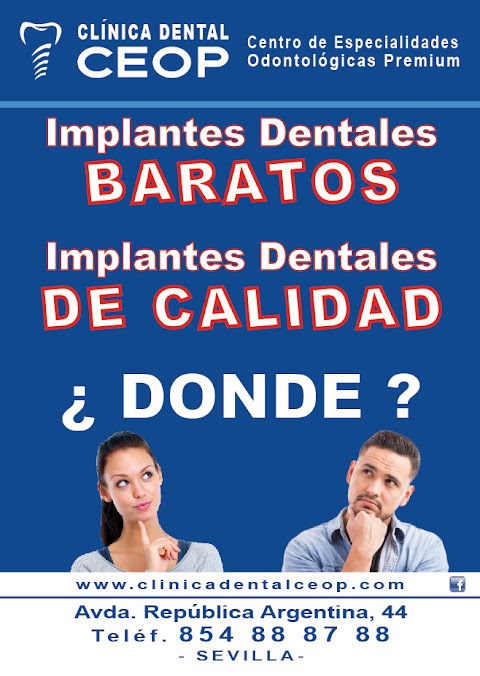 CEOP - Centro de Especialidades Odontológicas Premium.IMPLANTES DENTALES BARATOS