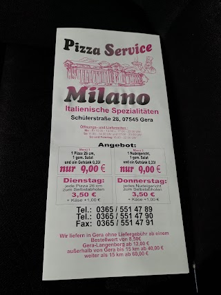 Milano Pizza Service