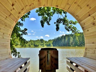 Domaine du Balbuzard - Location gîte bulle insolite atypique lac étang pêche camping - Hébergement cabane maison de hobbit - Massif Central Vulcania AUVERGNE PUY-DE-DÔME