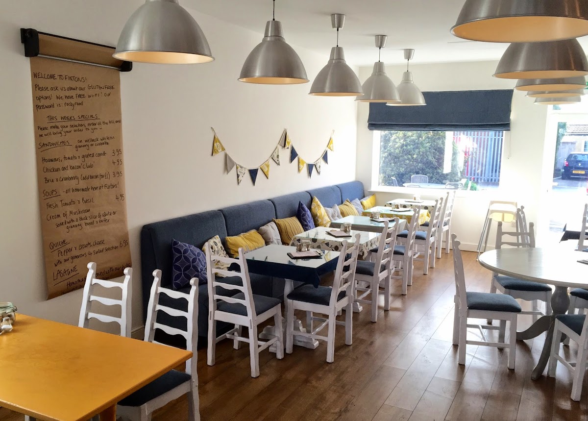 Fintons Cafe & Bakehouse in 29 Draycott Rd, Breaston, Derby DE72 3DA, UK - Cafes featuring Dine-In, Reservable, Serves Breakfast, Serves Lunch, Serves Brunch, Serves Vegetarian Food, Takeout, Outdoor Seating, Children's Menu, Restroom, Good for Groups, Good for Children, Wheelchair Accessible, Vegetarian Food, Desserts, Coffee