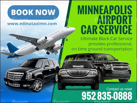 MSP Airport Black Car Service & Town Car Service & Edina Taxi Cab Service Minneapolis