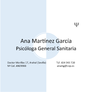 Ana Martínez García - Psicóloga General Sanitaria