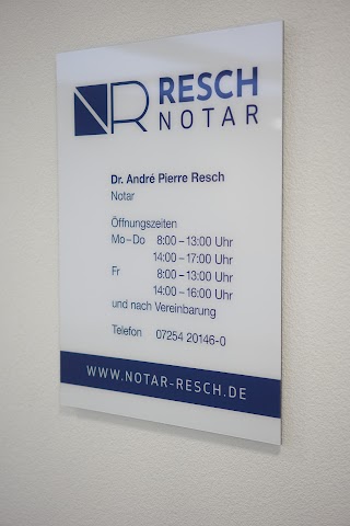 Notar Dr. André Pierre Resch