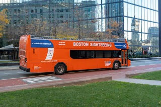 Boston Sightseeing Open-Top City Sightseeing Bus