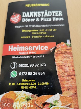 Dannstadter Döner & Pizza Haus Lieferservice Schauernheim