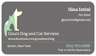 Gina's Dog & Cat Services