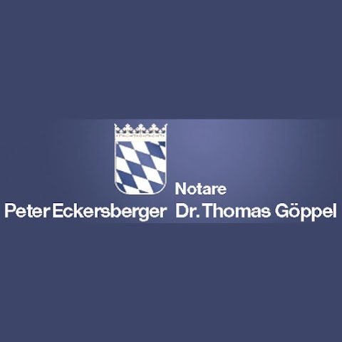 Notare Peter Eckersberger und Dr. Thomas Göppel