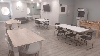 Sala Happy Planet. Eventos Infantiles y Familiares en Madrid. Alquiler para cumpleaños. Cursos de Decoración con Globos.