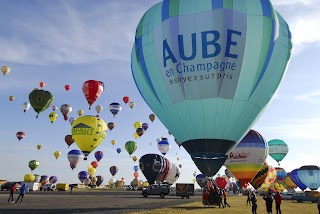 Bapteme en montgolfière champagne air show