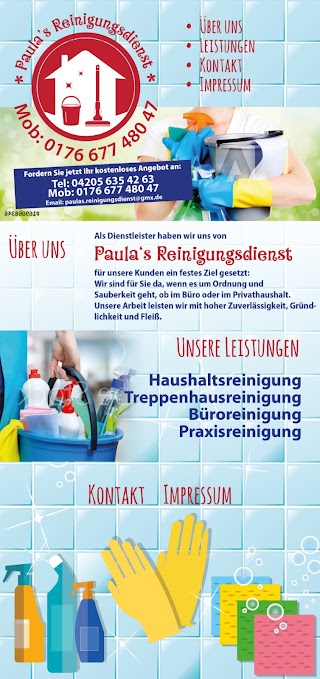 Paulas Reinigungsdienst-Gebäudereinigung