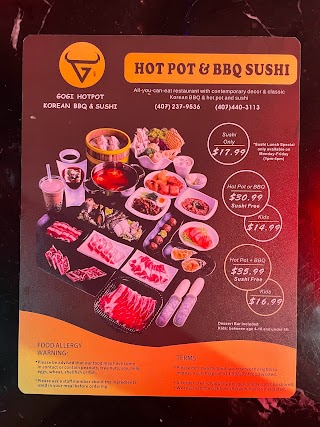 gogi hotpot korean bbq & sushi