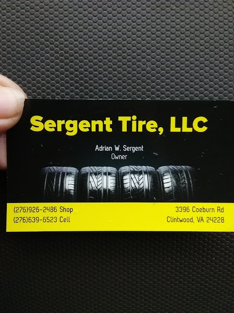 Photo of Sergent Tire, LLC - 3396 Coeburn Road, Clintwood, VA 24228, USA