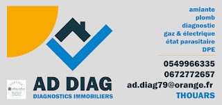 AD Diag - diagnostics immobiliers Thouars-Bressuire-Saumur-Loudun-Parthenay