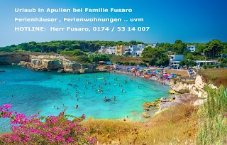 Urlaub in Italien - Familie Fusaro - Ferienhäuser - Ferienwohnungen Apulien - Reisebüro Heilbronn