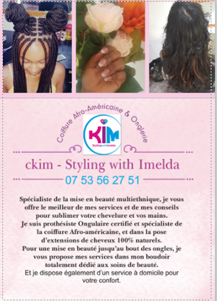 CKIMs - The Beauty Box by Imelda - Spécialiste de la coiffure Afro-Américaine et de l'Onglerie