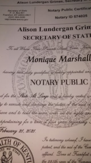 Monique's Notary