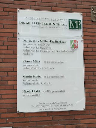 Rechtsanwälte und Notar Dr. Müller-Peddinghaus
