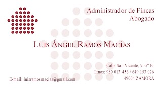 Luis Ángel Ramos Macías - Administrador de Fincas - Abogado