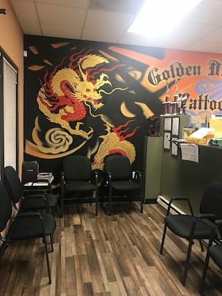 Golden Dragon Tattoo