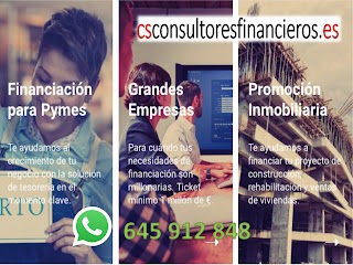 CS Consultores. Préstamos desde 15.000€ y refinanciación. Particulares y pymes.