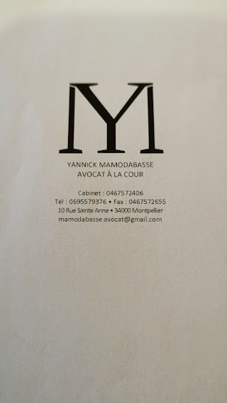 Me Yannick Mamodabasse - Avocat en droit du travail et droit pénal