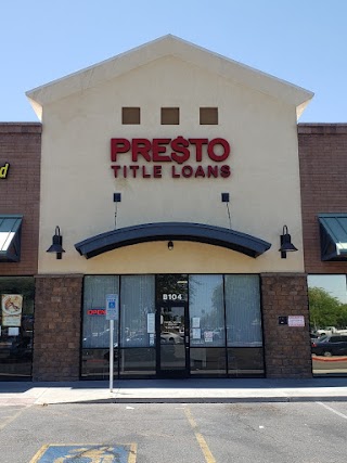 Presto Title Loans