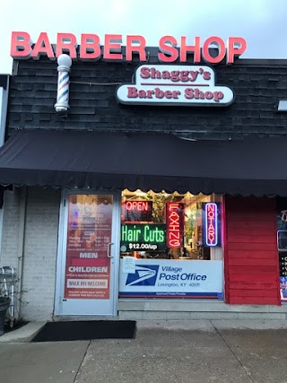 Shaggy's Barber Shop, NOTARY, Fax/Copy & Village Post Office.