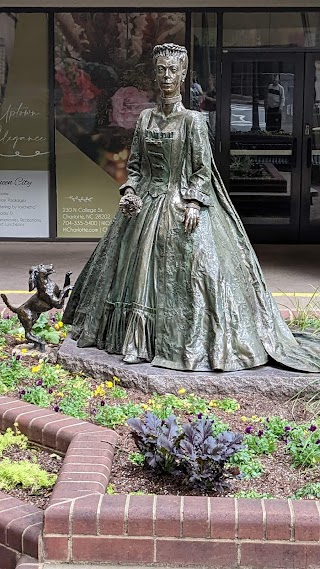 Queen Charlotte Walks in Her Garden Statue