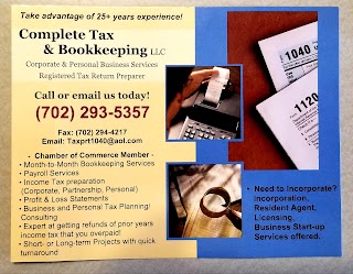 Complete Tax & Bookkeeping LLC