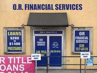 O R Financial Services