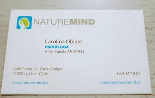 NatureMind Psicologos Campo de Gibraltar.Carolina Oblare psicologa en La Linea