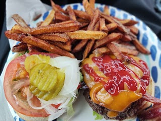 @ Jimbo's Food Bus, Hatcher Pass Alaska...