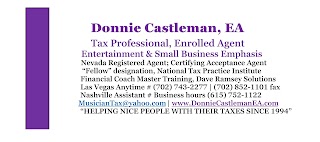 Donnie Castleman, Enrolled Agent