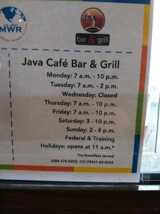 Java Cafe Bar & Grill - Tower Barracks