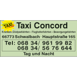 Taxi Concord - Ihr Fahrdienst in Schwalbach/Saar