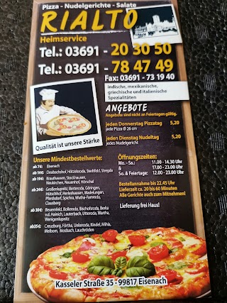 Rialto Pizza Service