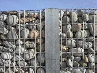 Mur et clôture en gabions