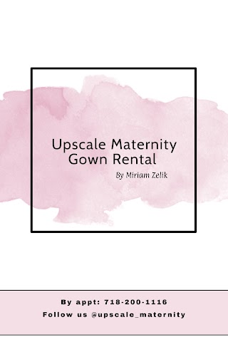 Upscale maternity gowns